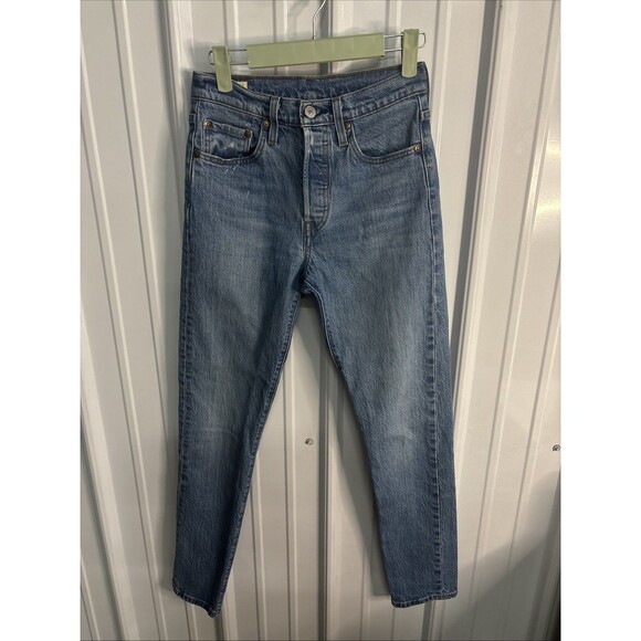 Vintage Big E Levi’s 501 S Skinny Buttonfly Size 25/30 - Picture 1 of 9